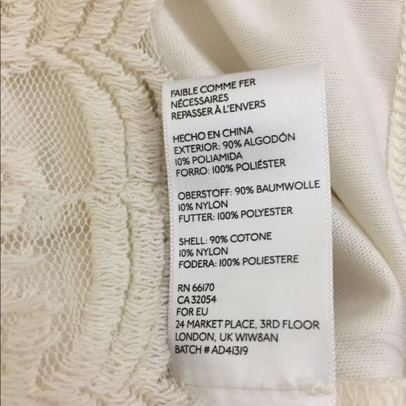 Pins and Needles Lace Peplum Dress XS - Picture 6 of 7